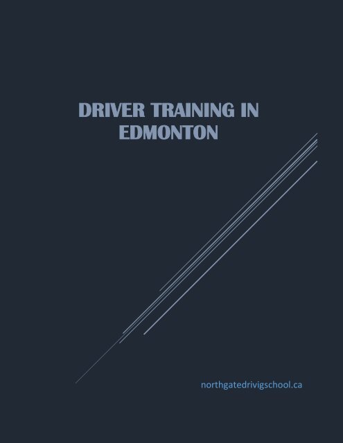 Driver training in Edmonton isn