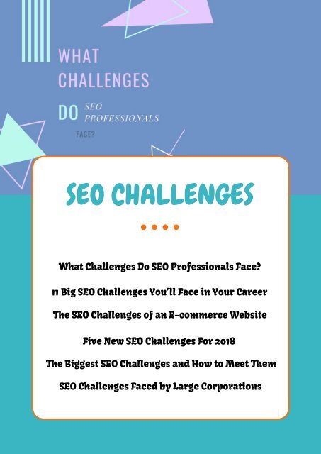 SEO Challenges