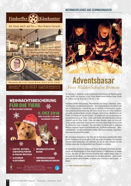 SCHWACHHAUSEN Magazin | November-Dezember 2018