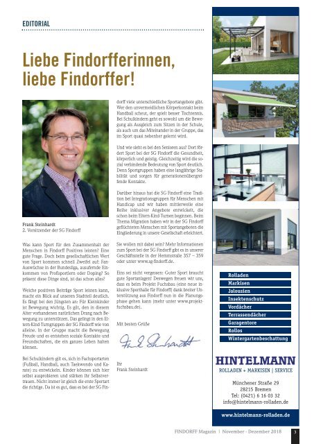 FINDORFF Magazin | November-Dezember 2018