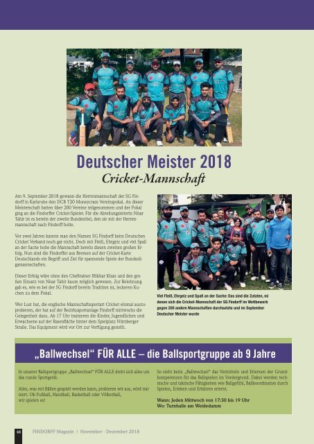 FINDORFF Magazin | November-Dezember 2018