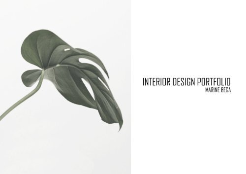 Bachelor of Interior Design Portfolio Information - School of Media & Design