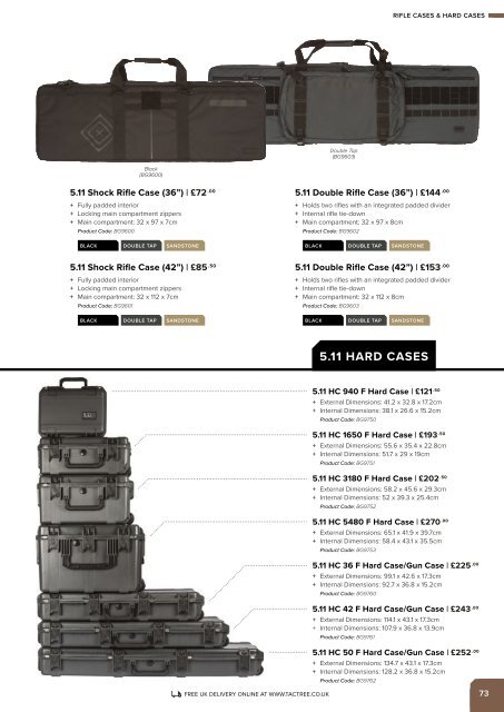 TacTree 2018 Winter Product Catalogue