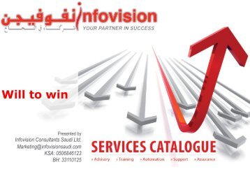 Infovision Consultants Saudi Ltd - Services Catalogue 2018-19 