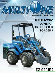 FULL ELECTRIC COMPACT ARTICULATED LOADERS: EMISSION ZERO MULTIONE
