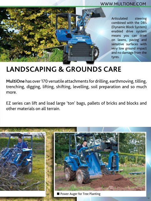 FULL ELECTRIC COMPACT ARTICULATED LOADERS: EMISSION ZERO MULTIONE