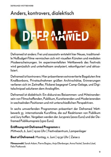 Programmheft 2018