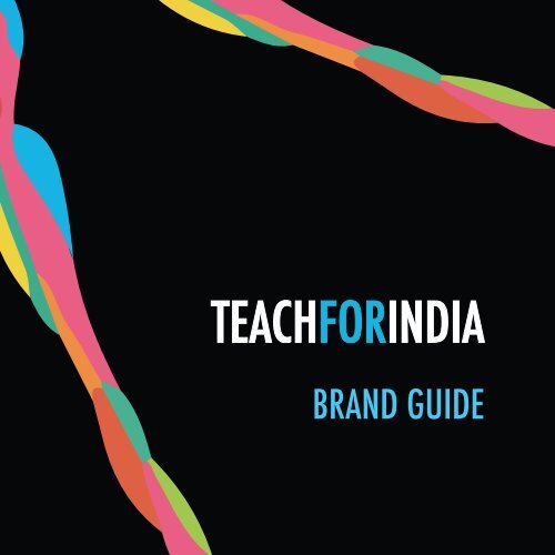 Teach for India - Brand Guide
