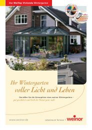 weinor Wintergarten - Rolladen Kessler GmbH