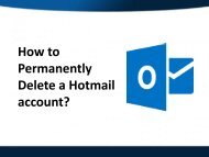 How to Permanently Delete a Hotmail Account