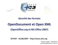 OpenDocument et Open XML - Actes du SSTIC