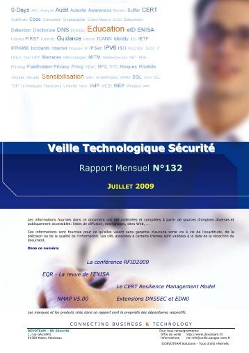 Veille Technologique Sécurité - cert devoteam