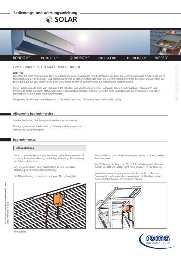 solar - Rolladen Kessler GmbH