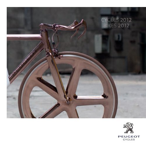CATALOGUE/BROCHURE LES VELOS PEUGEOT GAMME COURSE - CYCLES PEUGEOT