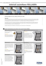 elektrisch ausstellbarer ROLLLADEN