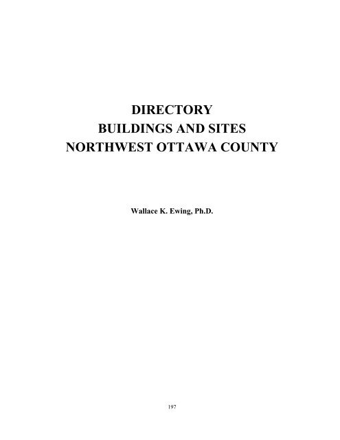directory buildings and sites northwest ottawa county spring lake
