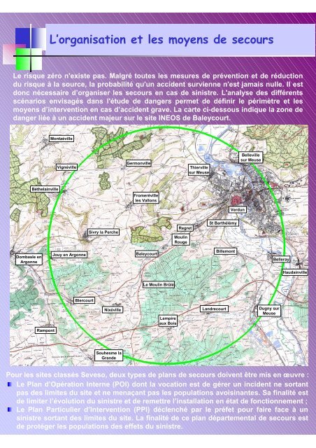 Information sur le risque industriel - Verdun