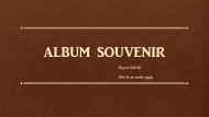 ALBUM SOUVENIR