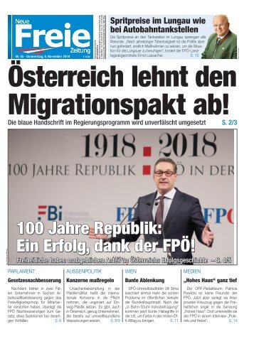 Österreich lehnt den Migrationspakt ab