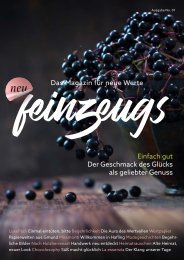 Feinzeugs – das Magazin der Confiserie Lauenstein und weiteren Partnern