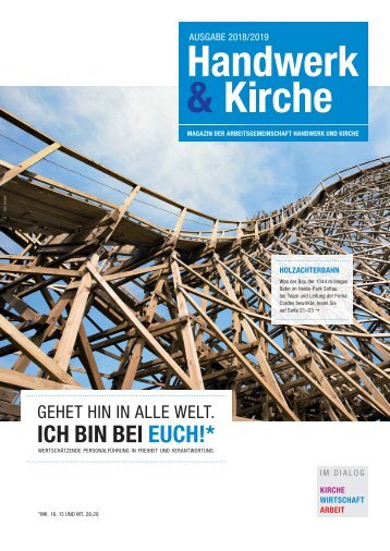 Magazin Handwerk und Kirche 2018/2019