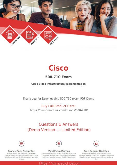 500-710 Exam Dumps - Pass Cisco 500-710 Exam with 100% Guarantee [DumpsArchive]