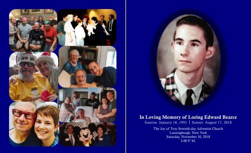 Loring Bearce Memorial Service