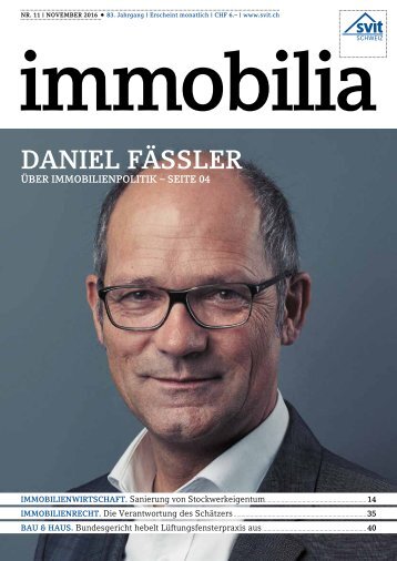 Immobilia 2016/11 - SVIT