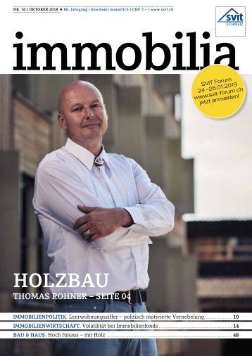 Immobilia 2018/10 - SVIT