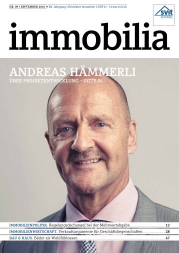 Immobilia 2016/09 - SVIT
