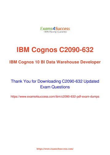 IBM C2090-632 Exam Dumps [2018 NOV] - 100% Valid Questions