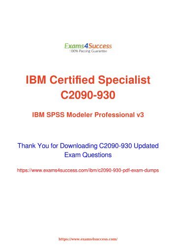 IBM C2090-930 Exam Dumps [2018 NOV] - 100% Valid Questions