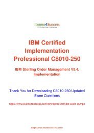 IBM C8010-250 Exam Dumps [2018 NOV] - 100% Valid Questions