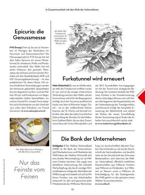 WALLIS Magazin - November 2018