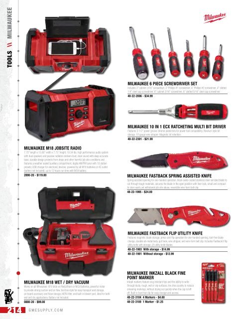 GME Supply 2018 Q4 Catalog