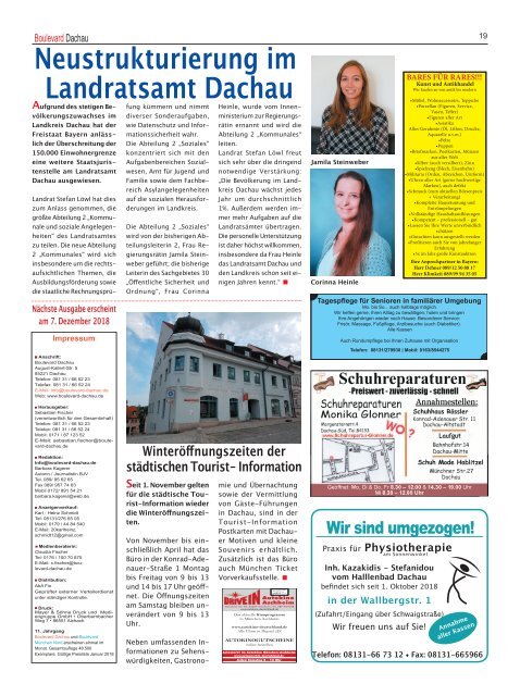 Boulevard München Nord Ausgabe November 2018
