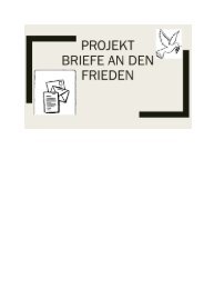 Briefe an den Frieden