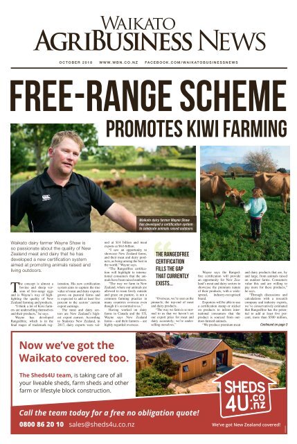 Waikato AgriBusiness News October 2018