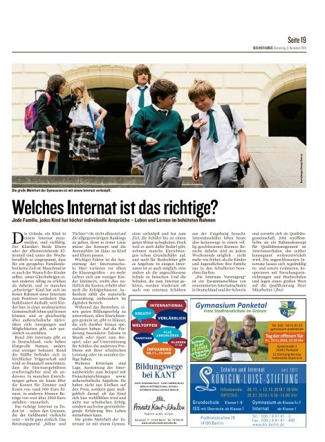 Berliner Kurier 08.11.2018