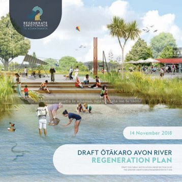 Draft Ōtākaro Avon River Corridor Regeneration Plan