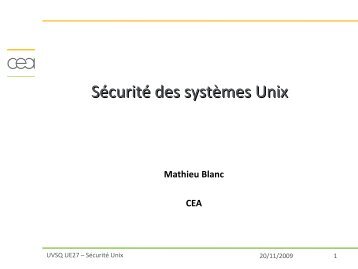 Securite des systemes Unix.pdf - Zenk - Security - Repository