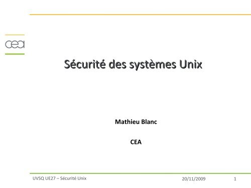 Securite des systemes Unix.pdf - Zenk - Security - Repository