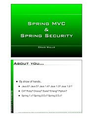 Spring MVC & Spring Security - Craig Walls