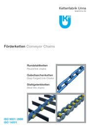 Gabellaschenketten Drop Forged Link Chains - Kettenfabrik Unna ...