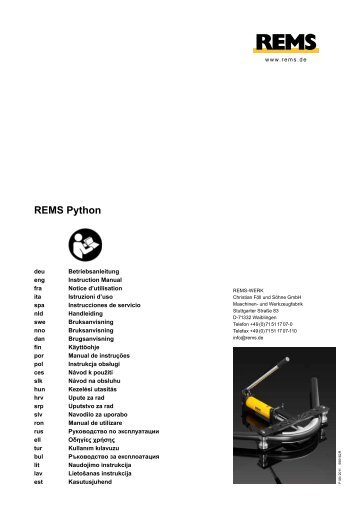 REMS Python - REMS WERK