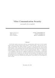 Viber Communication Security - Bad Request