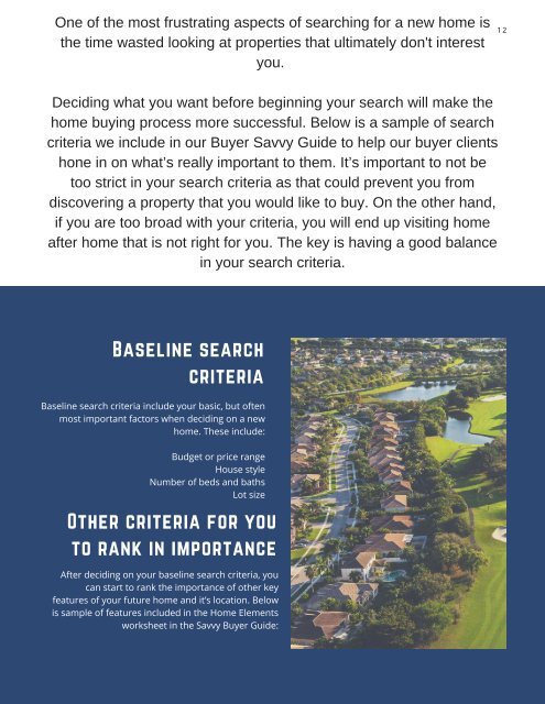 HOME BUYING_ HOW TO DETERMINE YOUR SEARCH CRITERIA