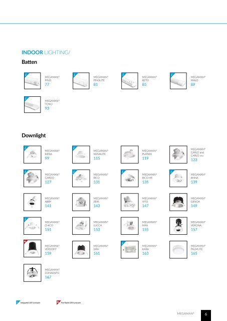 MEGAMAN Technical Luminaires 2018