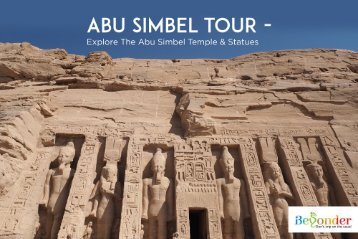 Abu Simbel Tour - Explore the Abu Simbel Temple & Statues
