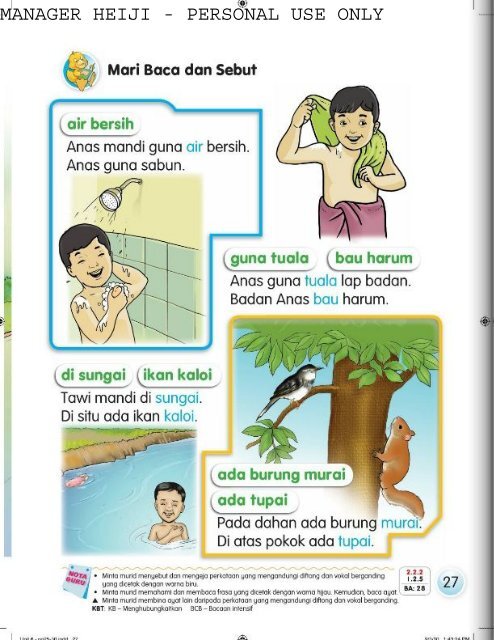 Bahasa Malaysia Tahun 1